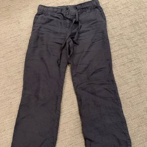 Linen drawstring traveler pants